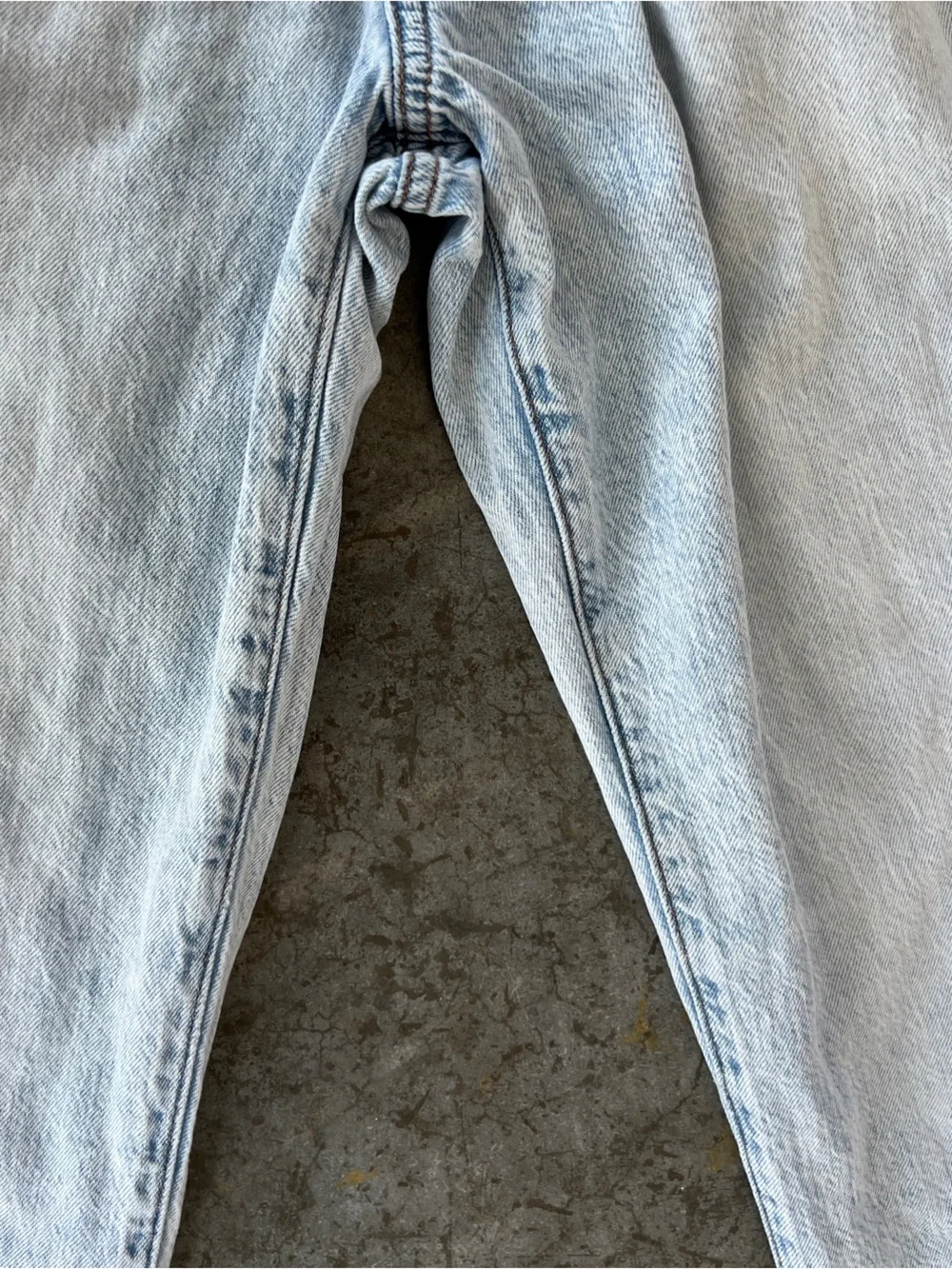 Abercrombie Kids Light Wash Baggy Jeans 15/16 High Rise Wide Leg Denim